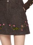  - LAOWLA - Coffee Tree Embroidered Mini Skirt