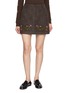 LAOWLA Coffee Tree Embroidered Mini Skirt