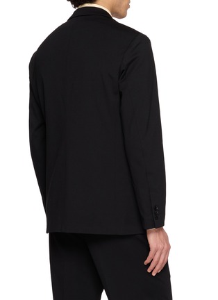Back View - Click To Enlarge - GOOD PEOPLE GOOD STITCHING GOOD PRODUCT - Diagonal Stitch Single Breasted Blazer Jacket