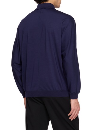 Back View - Click To Enlarge - GOOD PEOPLE GOOD STITCHING GOOD PRODUCT - Knit Polo Shirt