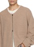  - ANCELLM - Zip Up Knit Cardigan