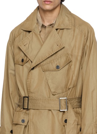  - ANCELLM - Aged Belted Cotton Coat