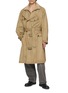 Figure View - Click To Enlarge - ANCELLM - Aged Belted Cotton Coat