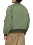 Back View - Click To Enlarge - ANCELLM - Distressed Reversible Bomber Jacket