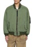 ANCELLM Distressed Reversible Bomber Jacket