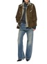 Figure View - Click To Enlarge - MIHARA YASUHIRO - Faux Pearl Neckline Distressed Knit Sweater