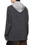 Back View - Click To Enlarge - MIHARA YASUHIRO - Three Layered Houndstooth Single Breasted Blazer