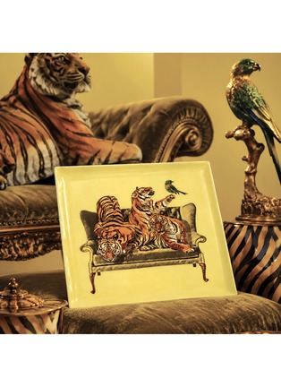 Detail View - Click To Enlarge - GANGZAÏ - Gang Tiger Square Tray