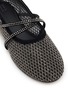 Detail View - Click To Enlarge - PEDDER RED - Bea Crystal Embellished Mesh Mary Jane Flats