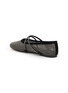  - PEDDER RED - Bea Crystal Embellished Mesh Mary Jane Flats