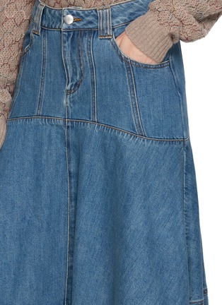  - BOINIGAN - Flared Medium Wash Midi Skirt