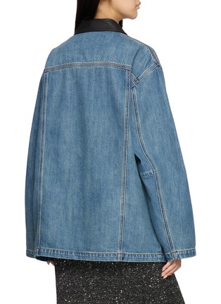 Back View - Click To Enlarge - BOINIGAN - Medium Wash Denim Workwear Jacket