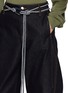  - BOINIGAN - Dark Wash Denim Wide Leg Midi Shorts