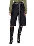 Main View - Click To Enlarge - BOINIGAN - Dark Wash Denim Wide Leg Midi Shorts
