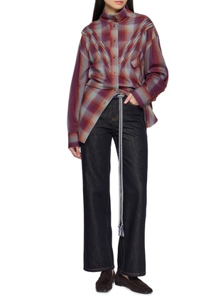 Figure View - Click To Enlarge - BOINIGAN - Wide Leg Denim Jeans