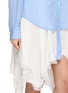  - BOINIGAN - Lace Trimmed Asymmetric Shirt Dress