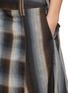  - BOINIGAN - Check Weave Asymmetrical Maxi Skirt