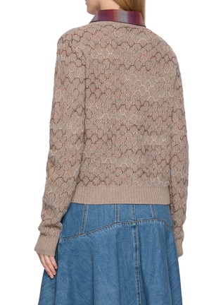 Back View - Click To Enlarge - BOINIGAN - Knit Shirt Cardigan
