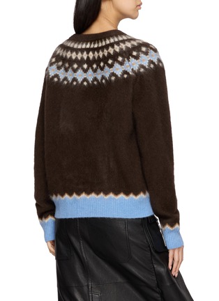 Back View - Click To Enlarge - BOINIGAN - Fair Isle Knit Cardigan