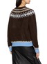 Back View - Click To Enlarge - BOINIGAN - Fair Isle Knit Cardigan