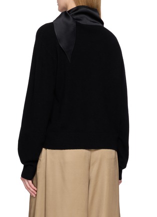 Back View - Click To Enlarge - BOINIGAN - Scarf Neck Sweater