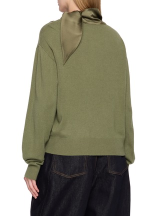Back View - Click To Enlarge - BOINIGAN - Scarf Neck Sweater