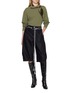 Figure View - Click To Enlarge - BOINIGAN - Scarf Neck Sweater
