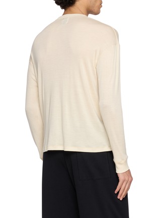 Back View - Click To Enlarge - GOOD PEOPLE GOOD STITCHING GOOD PRODUCT - Comfort Crewneck Long Sleeve T-shirt