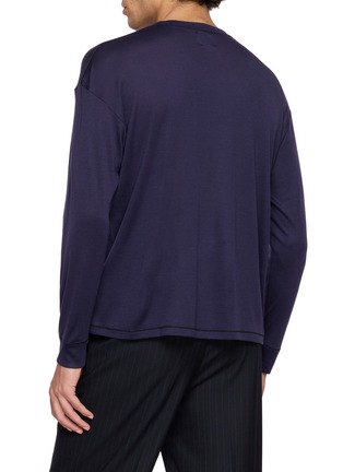 Back View - Click To Enlarge - GOOD PEOPLE GOOD STITCHING GOOD PRODUCT - Comfort Crewneck Long Sleeve T-shirt