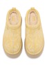 Detail View - Click To Enlarge - UGG - Tazz Botanic Suede Shearling Slides