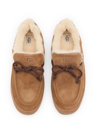 Detail View - Click To Enlarge - UGG - Quill Suede Shearling Flats