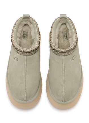 Detail View - Click To Enlarge - UGG - Tazz II Suede Shearling Slides
