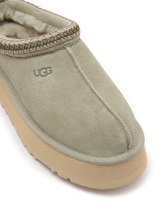 Detail View - Click To Enlarge - UGG - Tazz II Suede Shearling Slides