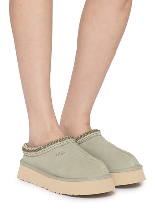 Figure View - Click To Enlarge - UGG - Tazz II Suede Shearling Slides