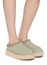 Figure View - Click To Enlarge - UGG - Tazz II Suede Shearling Slides