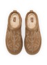 Detail View - Click To Enlarge - UGG - Tazz Botanic Suede Shearling Slides