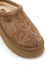 Detail View - Click To Enlarge - UGG - Tazz Botanic Suede Shearling Slides