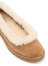 Detail View - Click To Enlarge - UGG - Zora Suede Shearling Ballet Flats