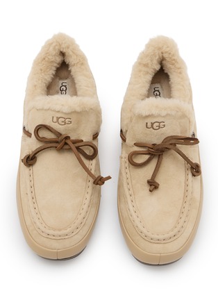 Detail View - Click To Enlarge - UGG - Quill Suede Shearling Loafer Seankers