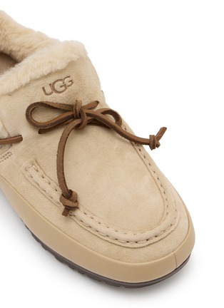 Detail View - Click To Enlarge - UGG - Quill Suede Shearling Loafer Seankers