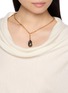 Front View - Click To Enlarge - FENOMENA - Emerald Pearl Charm Necklace