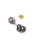 Detail View - Click To Enlarge - FENOMENA - Baroque Pearl Emerald Drop Earrings