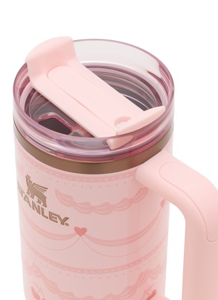 Detail View - Click To Enlarge - STANLEY - The Valentine's Day Quencher H2.0 Flowstate™ Tumbler 30oz — Pink Velvet Cake