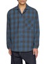 Main View - Click To Enlarge - NANAMICA - Long Sleeve Block Chequered Jacquard Shirt