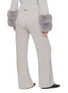 Back View - Click To Enlarge - IZAAK AZANEI - The 'Jeans' Wide Leg Knit Pants
