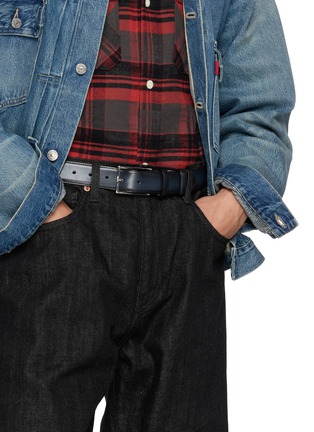 Figure View - Click To Enlarge - DOUCAL'S - Classic 35mm Leather Belt