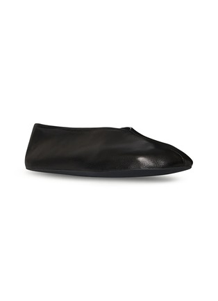 Detail View - Click To Enlarge - THE ROW - Stellene Leather Flat Slippers