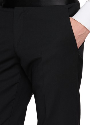  - LARDINI - Soiree Satin Waistband Straight Leg Pants