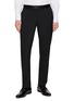 LARDINI Soiree Satin Waistband Straight Leg Pants