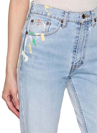  - SUNDAYFRUITMARKET - Upcycled Paint Splatter Distressed Denim Jeans
